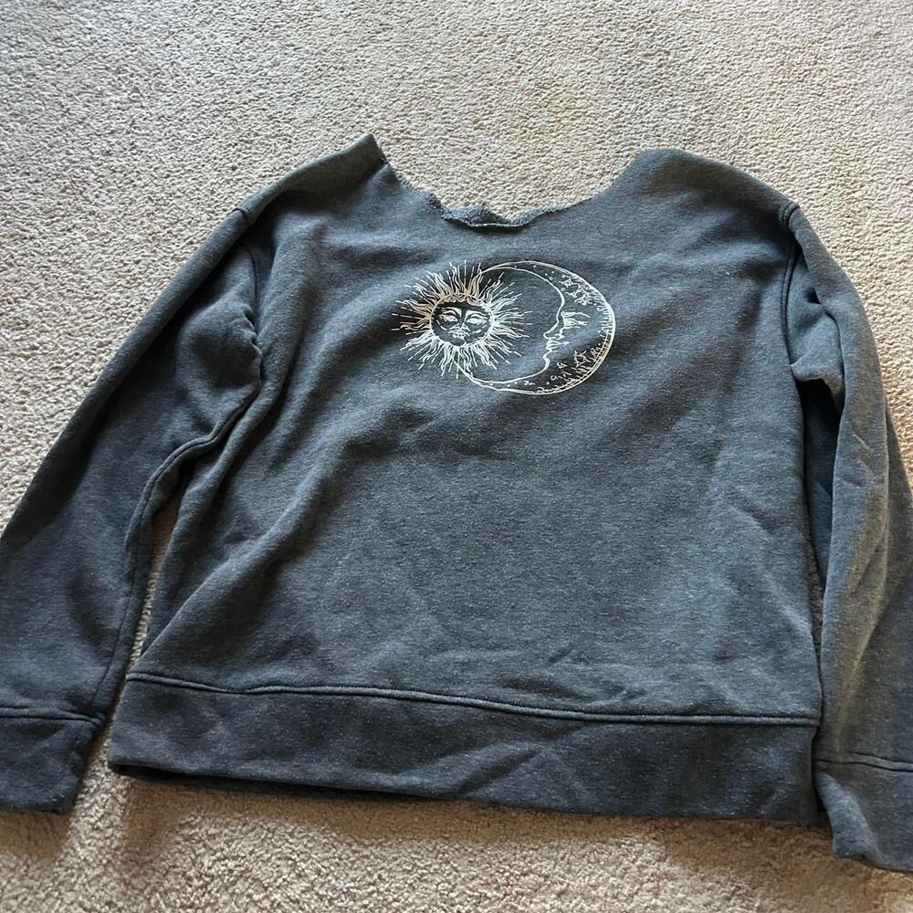 Romwe Women's Grey Sweatshirt